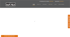 Desktop Screenshot of humminginahummer.com.au